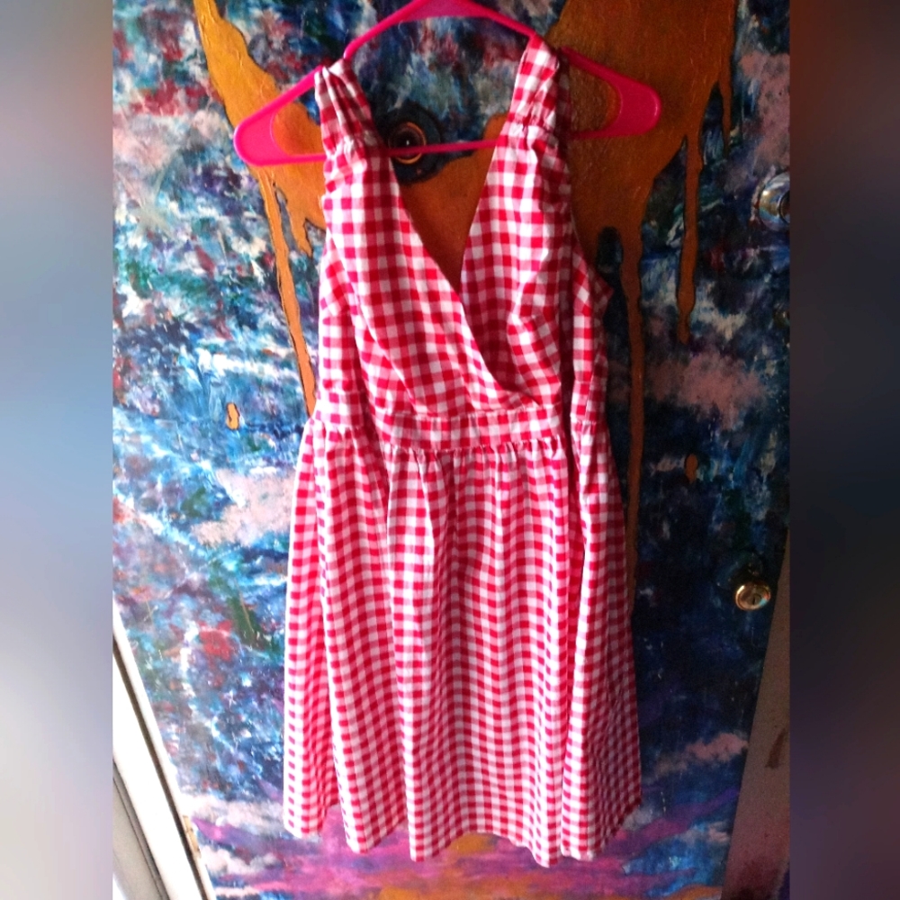 Retro chic plaid dress size 12